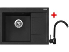 Sinks RIM 650 L Granblack + Polo GR Sinks RIM 650 L Granblack + Polo GR