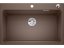 Granitový drez Blanco ETAGON 8 Káva, s excentrom