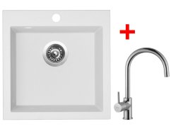 Sinks VIVA 455 Milk + Vitalia Sinks VIVA 455 Milk + Vitalia