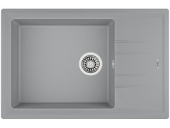 Granitový drez Teka STONE 60 S-TG 1B 1D Hliníkovo šedá