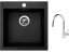 Set Sinks VIVA 455 Granblack + baterie Sinks MIX 35 P chrom