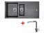 Set Sinks Perfecto 1000.1 Titanium + Mix 3 P GR