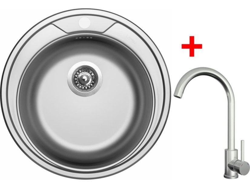 Sinks ROUND 510 + ARCO celonerezová