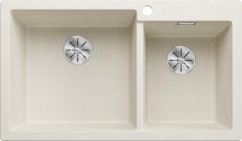 Granitový dřez Blanco Pleon 9 Bílá soft levý