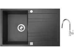 Set Sinks GRANDE 800 Granblack + baterie Sinks MIX 35 P chrom