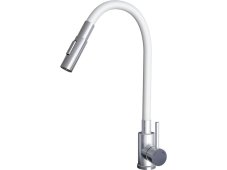 Drezová batéria Sinks ELASTA S nerez/biela