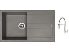 Set Sinks AMANDA 860 Truffle + batéria Sinks MIX 35 PROF S chróm