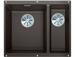 Granitový drez Blanco SUBLINE 340/160 U InFino káva bez tiahla drez vľavo