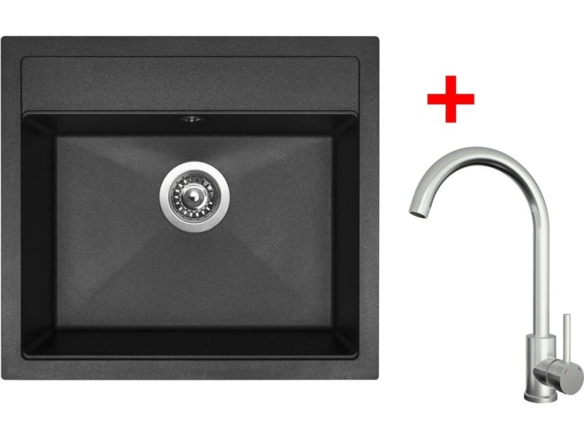 Sinks SOLO 560 Granblack + ARCO celonerezová