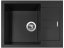 Set Sinks Amanda 650 Pureblack + Mix 3 P GR N6