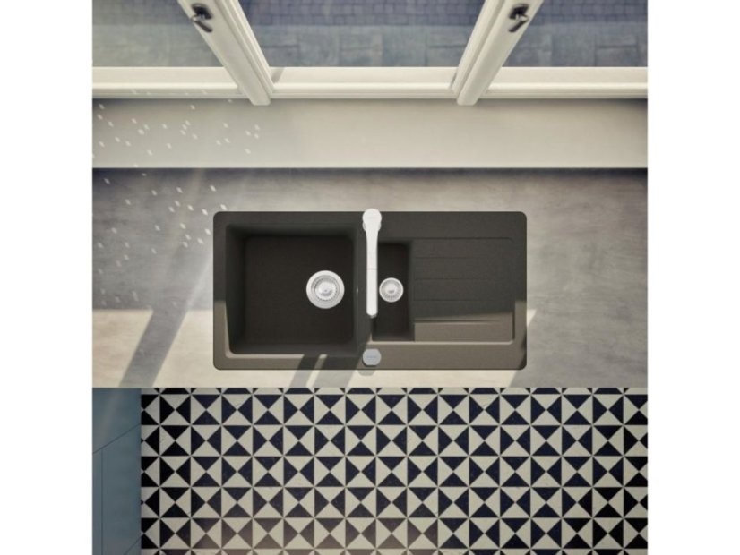 Granitový drez Schock Typos D-150S-A Onyx