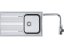 Set Franke SRX 611-86 Nerez + baterie Franke FN 0143 Chrom