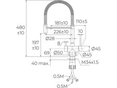 Baterie pro filtraci vody Teka UNI 3913 XP