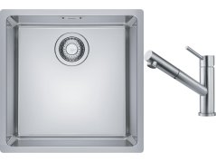 Set Franke MRX 110-40 Nerez + batéria Franke FC 9461 ORBIT Nerez