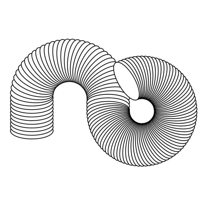 Flexo hliníková hadice SEMI 127x1000mm