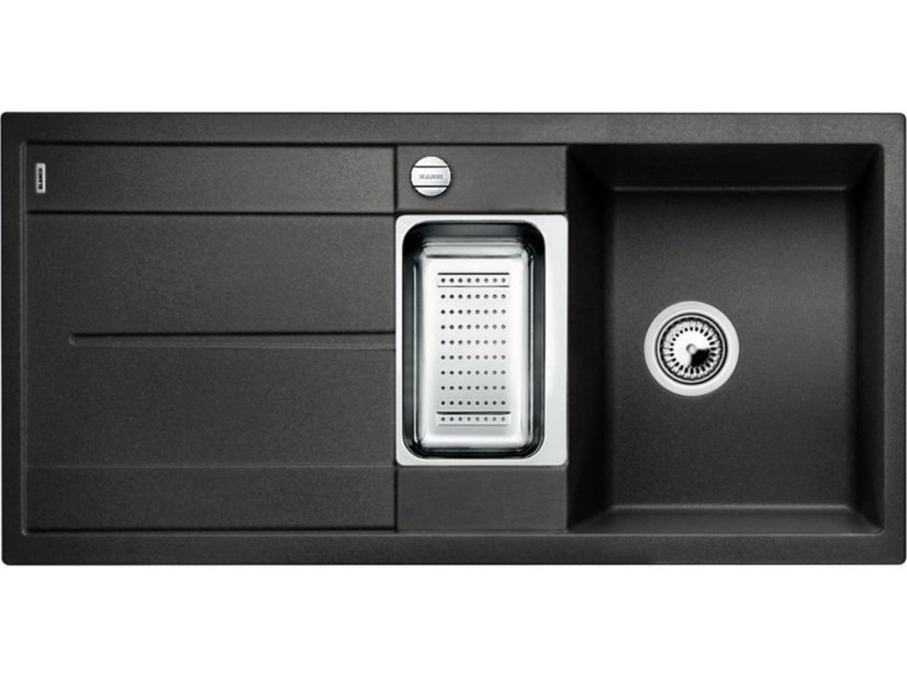 Granitový drez Blanco METRA 6 S antracit s excentrom