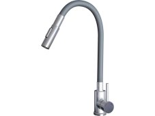 Dřezová baterie Sinks ELASTA S nerez/šedá