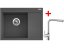 Set Sinks RIM 650 L Titanium + Elka