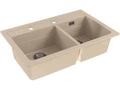 Granitový dvojdřez Alveus ATROX 50 Terra