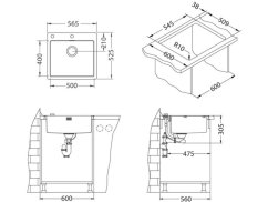 Nerezový dřez ALveus Pure 70