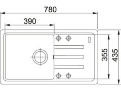 Set Franke BSG 611-78/39 Sivý kameň + FC 9541.084