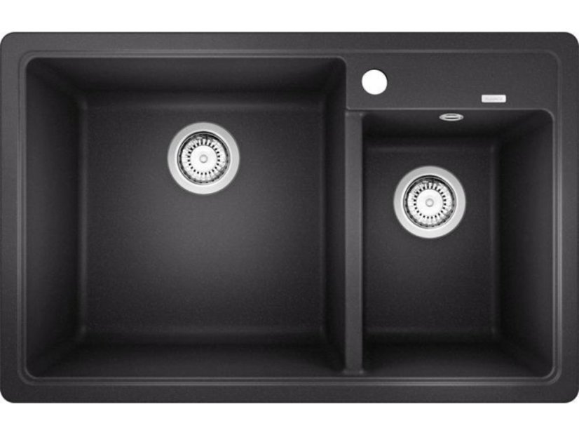 Granitový drez Blanco Legra 8 antracit, drez vľavo