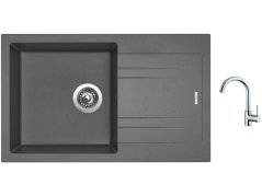 Set Sinks LINEA 780 N Titanium + baterie Sinks MIX 35 chrom