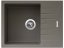 Sinks PERFECTO 650 Truffle + ARCO čierná matná