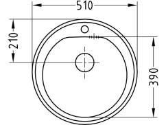 Nerezový drez Alveus Form 30/155