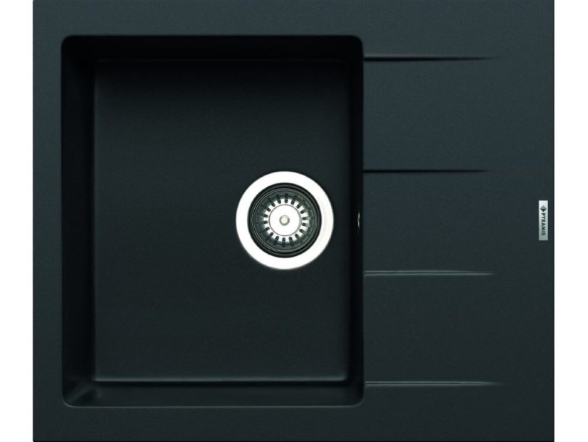 Granitový drez Pyramis Athlos 59 x 50 1B 1D Carbon