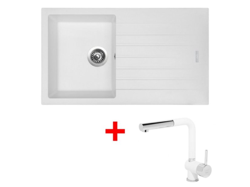 Set Sinks Perfecto 860 Milk + Mix 3 P GR