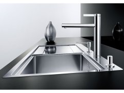Drezová batéria Blanco Linee Nerez masív matný Drezová batéria Blanco Linee Nerez masív matný