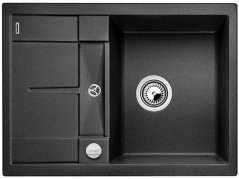 Granitový drez Blanco METRA 45 S Compact čierna s excentrom