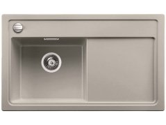 Granitový dřez Blanco ZENAR 45 S Silgranit perlově šedá dřez vlevo s excentrem a skleněnou