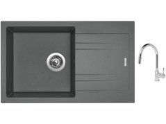 Set Sinks LINEA 780 N Titanium + baterie Sinks MIX 35 P chrom Set Sinks LINEA 780 N Titanium + baterie Sinks MIX 35 P chrom