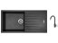 Set Sinks PERFECTO 1000 Metalblack + baterie Sinks MIX 35 Metalblack