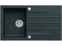 Granitový drez Alveus Cortina 130 Čierna