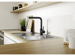 Dřezová baterie Blanco MILA-S černá matná