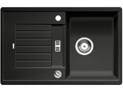 Granitový drez Blanco ZIA 45 S čierna s excentrom