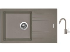 Set Sinks LINEA 780 N Truffle + baterie Sinks MIX 35 Truffle