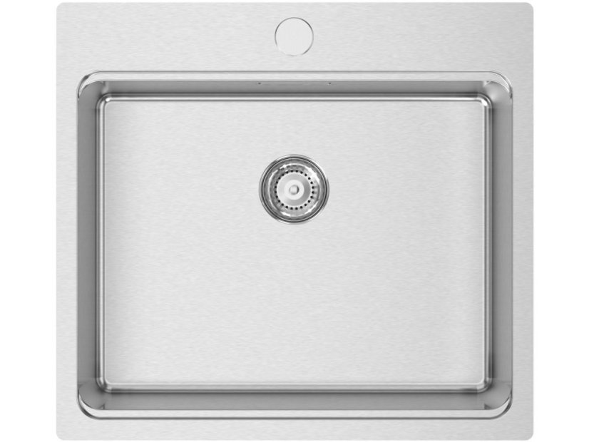 Nerezový dřez Sinks STEPER 550 CO 1,0 mm + Bambusová deska