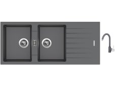 Set Sinks PERFECTO 1160 DUO Titanium + batéria Sinks MIX 35 Titanium