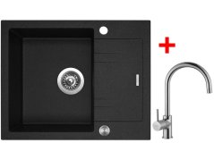 Set Sinks Linea 600 XC Granblack + Vitalia