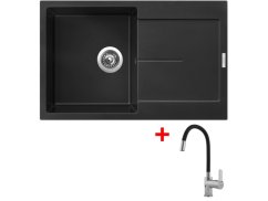 Sinks ULTIMA 790 Pureblack + Flexia Sinks ULTIMA 790 Pureblack + Flexia