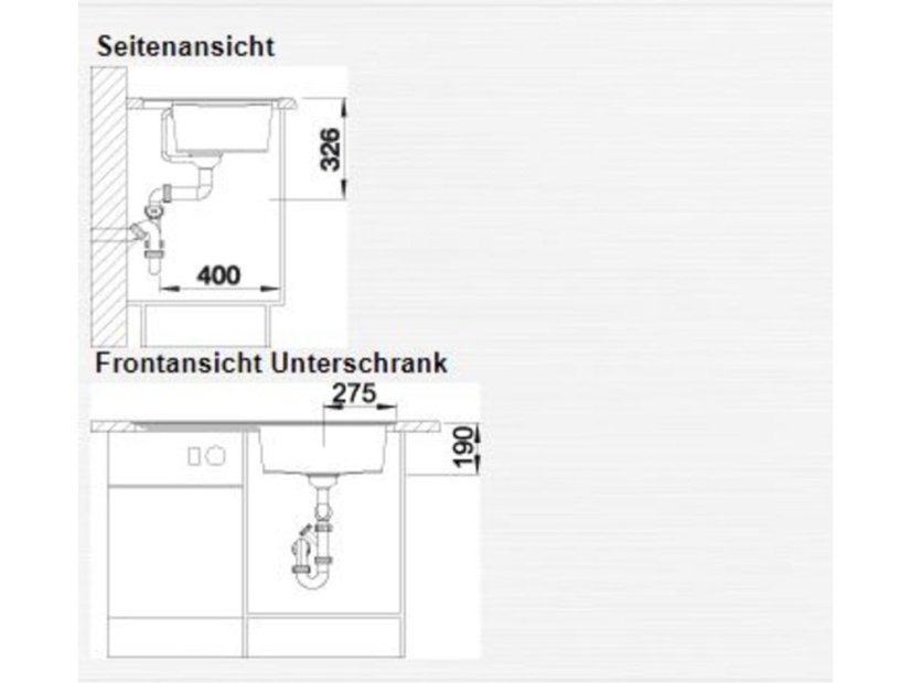 Granitový dřez Blanco ZENAR XL 6 S-F InFino antracit dřez vlevo s exc. bez přísl.