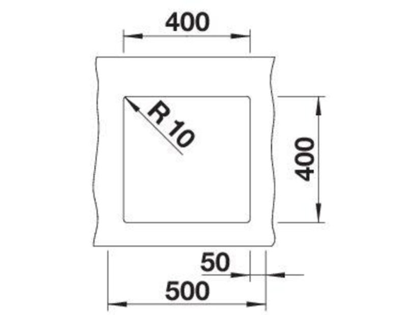 Granitový dřez Blanco Rotan 400 U Antracit