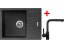 Sinks PERFECTO 650 Pureblack + ENIGMA S čierná matná