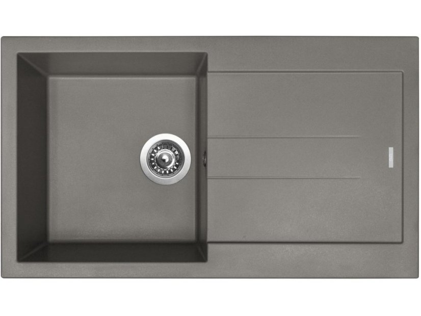 Set Sinks AMANDA 860 Truffle + baterie Sinks SLIM S2 kartáčovaná