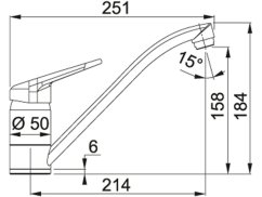 Granitová baterie Franke FC 9541.071 Onyx