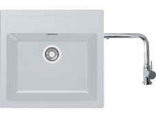 Set Franke SID 610 Tectonite Bílá + baterie Franke FN 0143 Chrom